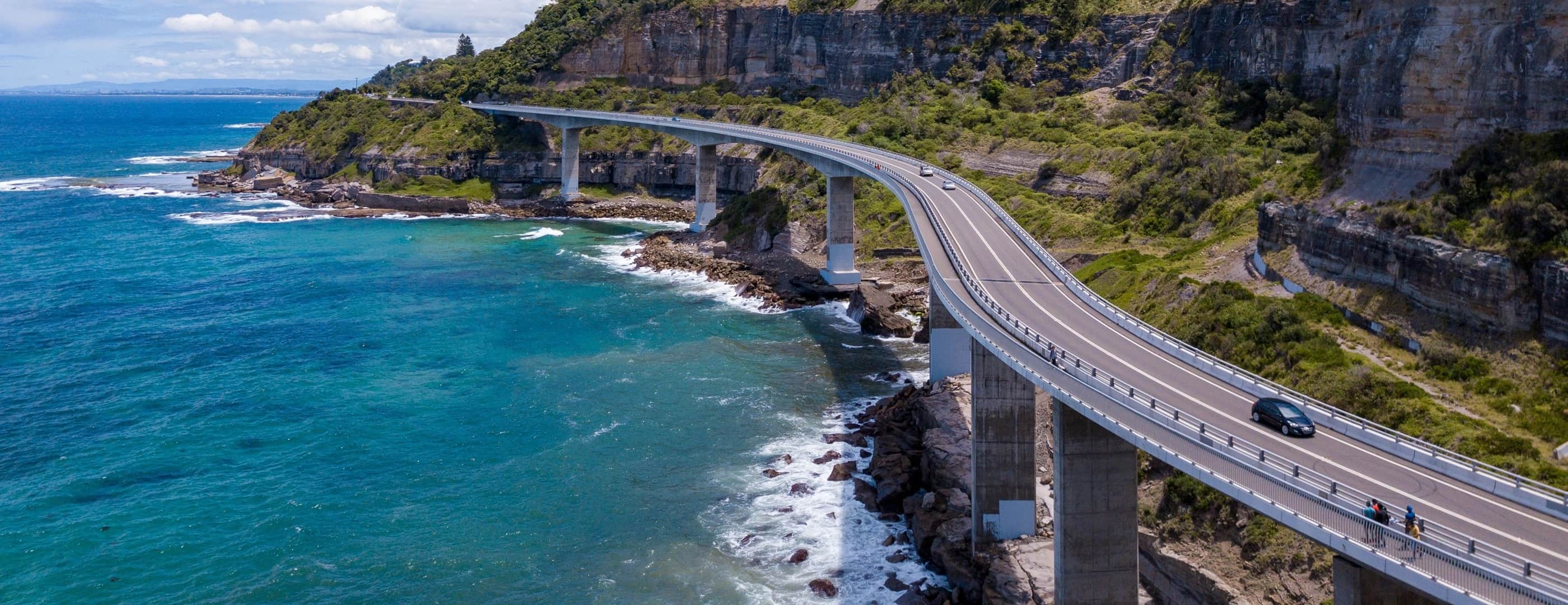 Sea Cliff Bridge along the Grand Pacific Drive, Wollongong